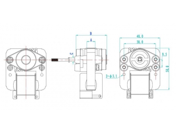 TL48 Series Shaded Pole Single Phase Induction Motor