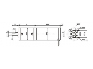 42JX150K/42ZY85 Permanent Magnet DC Gear Motor, Planetary Motor