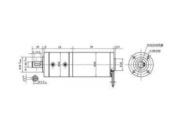 56JXM200K/52ZY95 Permanent Magnet DC Gear Motor, Planetary Motor