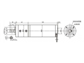 52JXM200K/52ZY125 Permanent Magnet DC Gear Motor, Planetary Motor