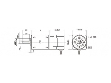 42JXG50K/42BL40 Brushless DC Gear Motor, Planetary Motor