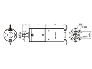 42JX150K/42ZWNP59 Brushless DC Gear Motor, Planetary Motor