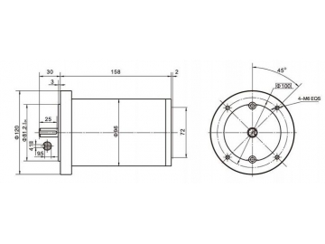 96ZY140 Permanent Magnet DC Motor