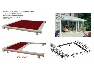 DC-C001 Sky Dome Retractable Awning