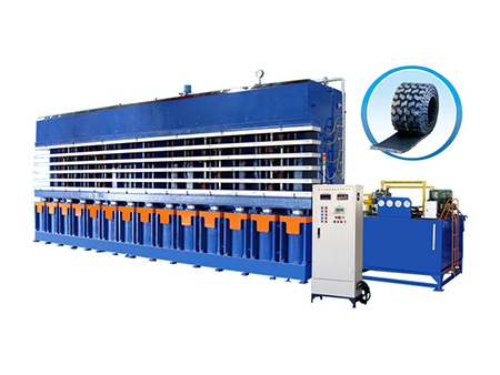 Retread Rubber Tire Tread Vulcanizing Press