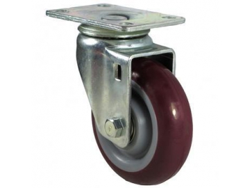 50~140kg Polyurethane Wheel Swivel Caster