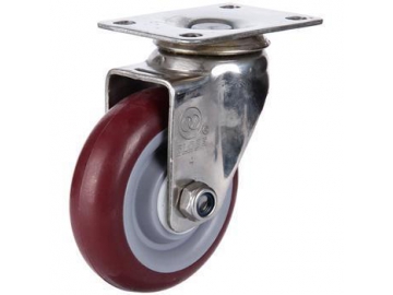 50~140kg Polyurethane Wheel Swivel Caster