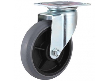 150~220kg Conductive Artificial Rubber Wheel Swivel Caster