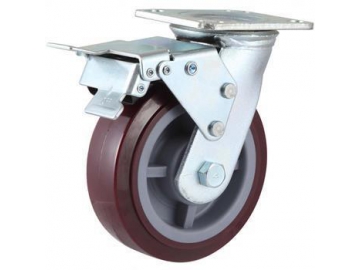 280~420kg Heavy Duty Polyurethane Wheel Caster