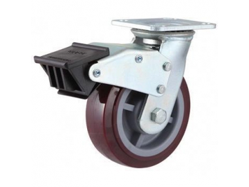 280~420kg Heavy Duty Polyurethane Wheel Caster