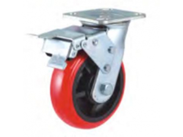 280~420kg Heavy Duty Polyurethane Wheel Caster