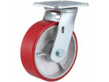 280-420kg Iron Core Polyurethane Wheel Caster