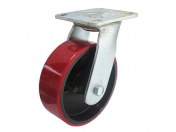 280-420kg Iron Core Polyurethane Wheel Caster