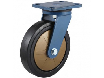 250~400kg Nylon core high-class rubber Wheel Caster