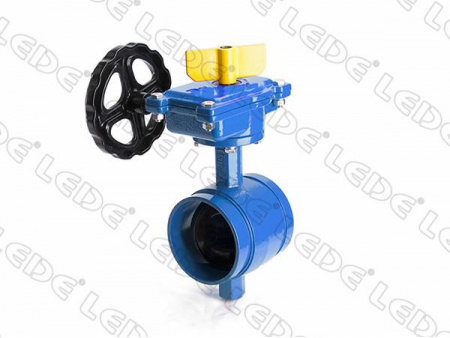 Water Flow Control Grooved Butterfly Valve