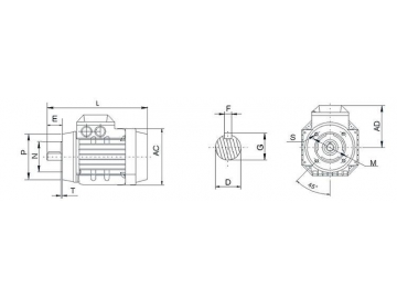 YS Series AC Induction Motor, Asynchronous Motor