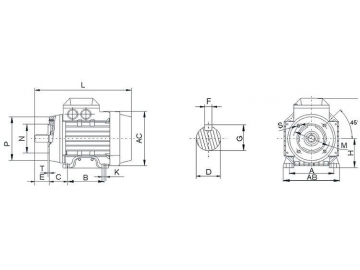 YE2 Series AC Induction Motor, Asynchronous Motor