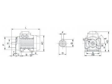 YE3 Series AC Induction Motor, Asynchronous Motor