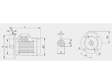 YE3 Series AC Induction Motor, Asynchronous Motor