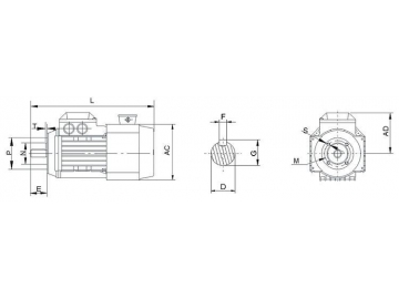 YVF2 Series Variable Speed AC Motor