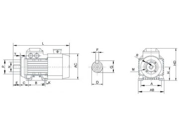 YVF2 Series Variable Speed AC Motor