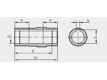 BKM Gear Speed Reducer Outline Dimension