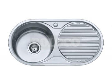 BL-957 Bright Annealed Finish Stainless Steel Kitchen Sink