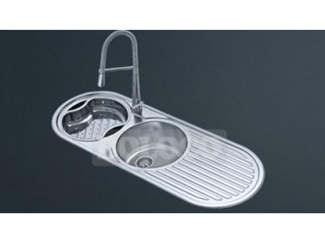 BL-829 Stainless Steel Double Bowl Kitchen Sink