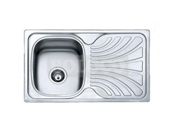 BL-824 Stainless Steel Drainboard Kitchen Sink