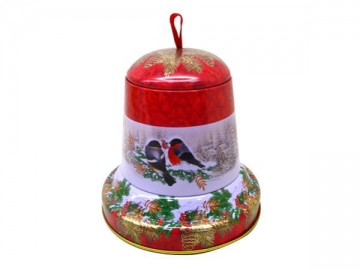 Christmas Decorative Tinplate Container