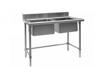 Double Bowl Stainless Steel Sink