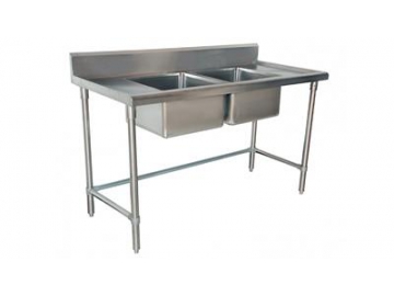 Double Bowl Stainless Steel Sink