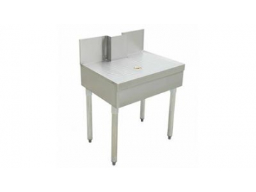 Stainless Steel Underbar Drainboard Unit