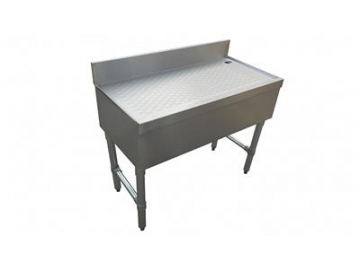 Stainless Steel Underbar Drainboard Unit