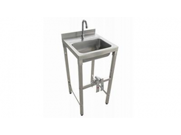 Knee Valve Stainless Steel Hand Sink