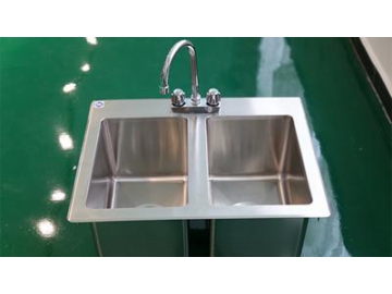 Drop In Double Bowl Stainless Steel Sink