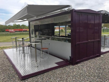 Pop-Up Commercial Shipping Container Restaurant