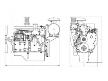 SYD83TAD17 Standy Power 170KW 6-Cylinder Diesel Engine