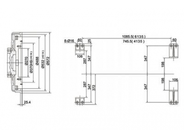 135 Series Standy Power 83HP-220HP Marine Diesel Engine