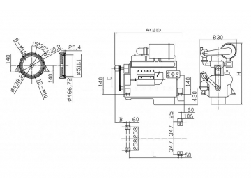 SY129TB17 Standy Power 170KW 6-Cylinder Diesel Engine