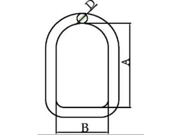 Alloy D Ring for Web Sling