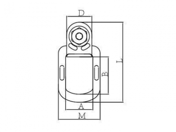 Alloy Steel Pivoting Lifting Ring