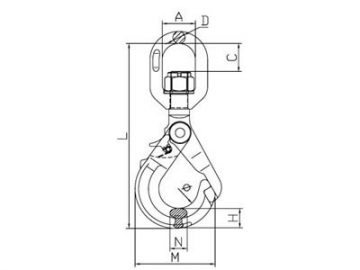 G80 Special Swivel Self-Locking Hook