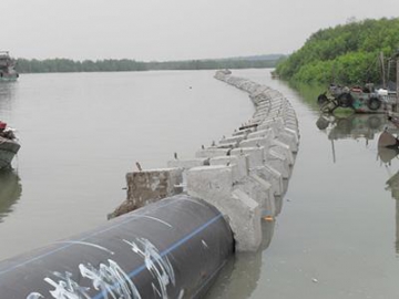 HDPE water supply pipe