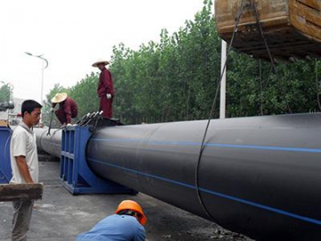 HDPE water supply pipe