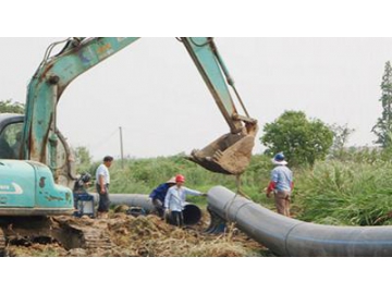 HDPE irrigation pipe