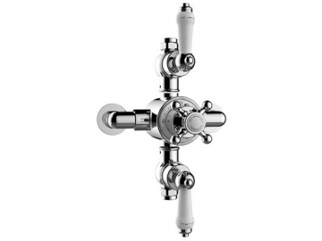 Anti-scald Chrome Thermostatic Mixer Shower Valve