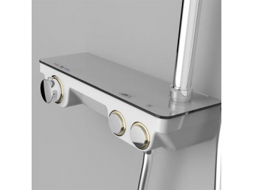 Shelf Button Smart Thermostatic Shower Mixer Valve