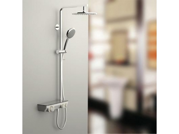 Shelf Button Smart Thermostatic Shower Mixer Valve