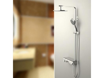 Shelf Button Smart Thermostatic Shower Mixer Valve